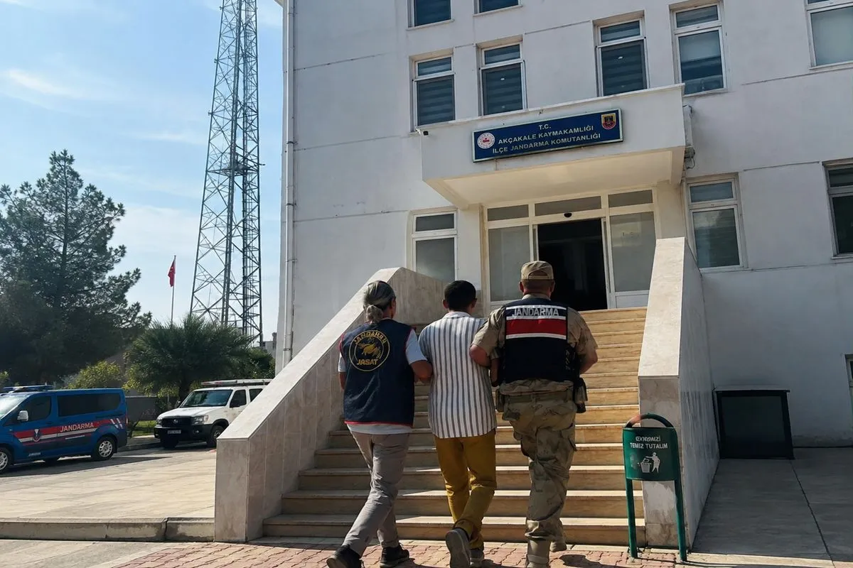 Akçakale’de Hapis Cezası Bulunan Firari Şahıs Yakalandı